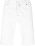 pantalones cortos vaqueros con parche de logotipo